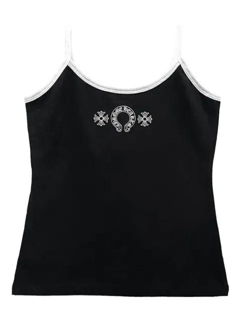 horseshoe-logo tank top by CHROME HEARTS