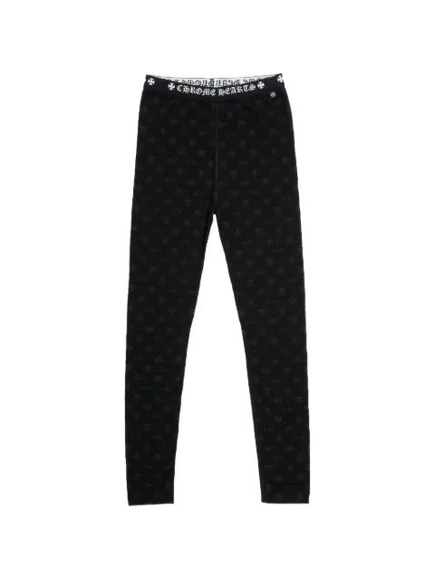 logo detail leggings by CHROME HEARTS