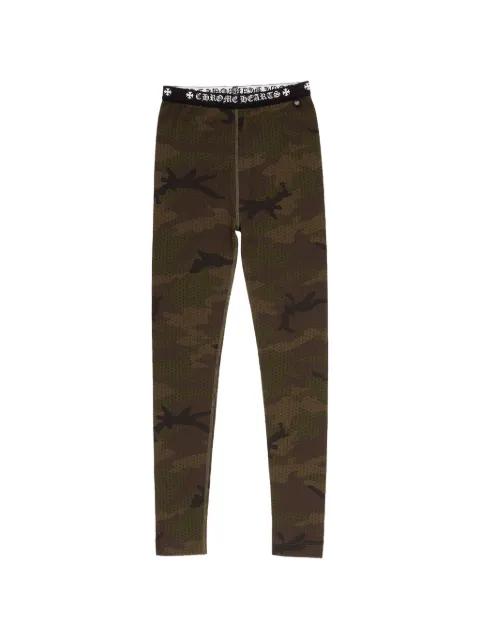 logo-detail leggings by CHROME HEARTS