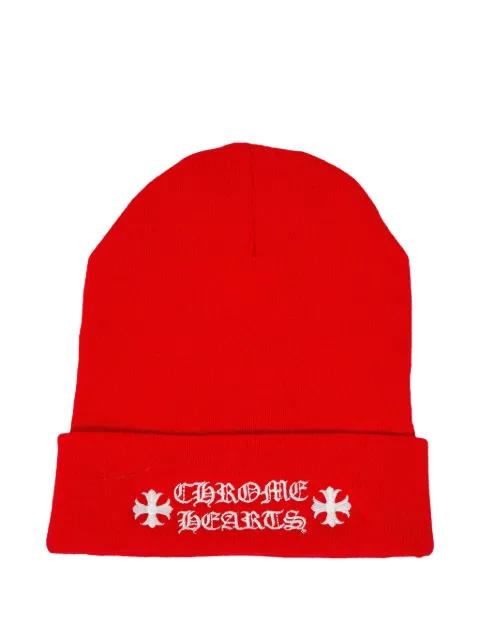 logo-embroidered beanie by CHROME HEARTS