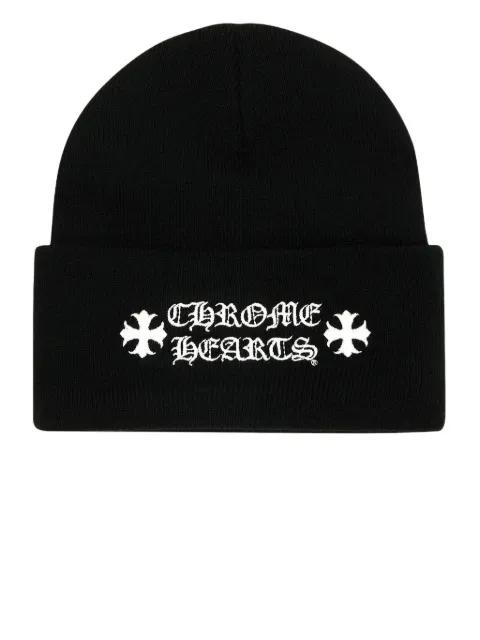 logo-embroidered beanie by CHROME HEARTS