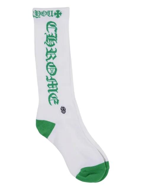 logo-embroidered socks by CHROME HEARTS