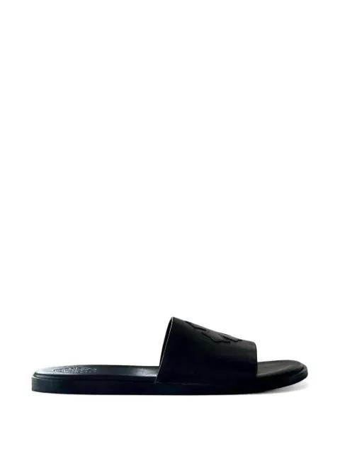 logo-patch leather sandals by CHROME HEARTS