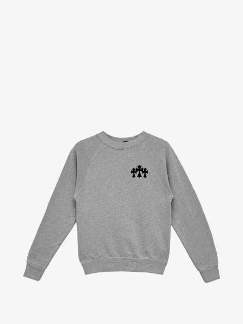 logo-print raglan-sleeve sweater by CHROME HEARTS