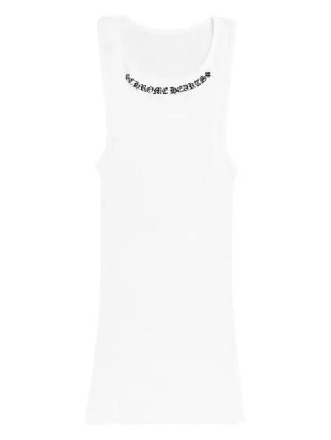 logo ribbed tank by CHROME HEARTS
