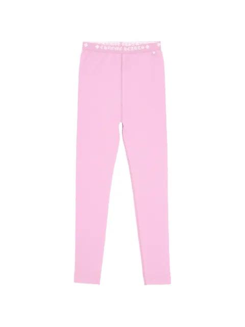 logo-waistband leggings by CHROME HEARTS