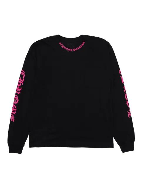 neck-logo long-sleeve sweatshirt by CHROME HEARTS