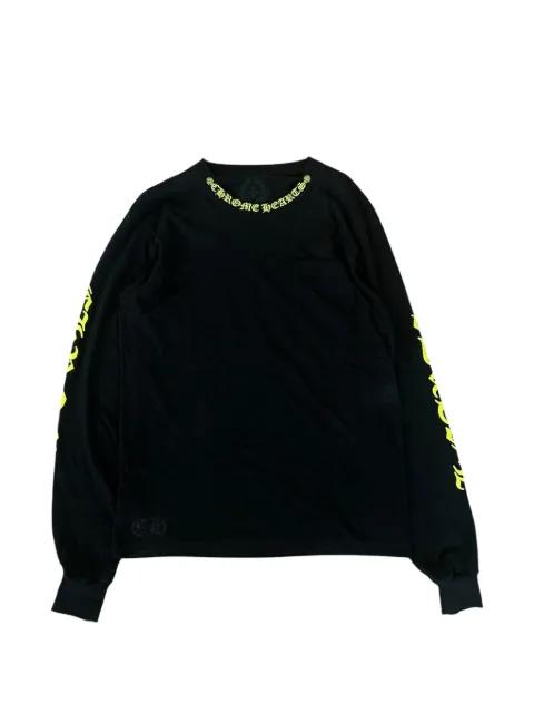 neck logo longsleeve sweatshirt by CHROME HEARTS