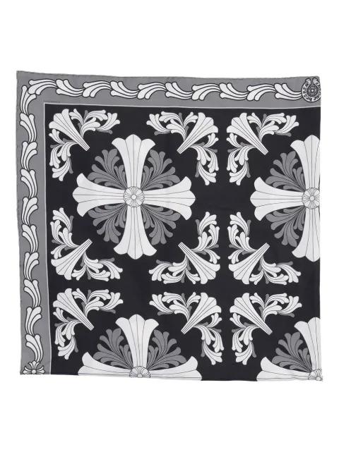patterned silk scarf by CHROME HEARTS