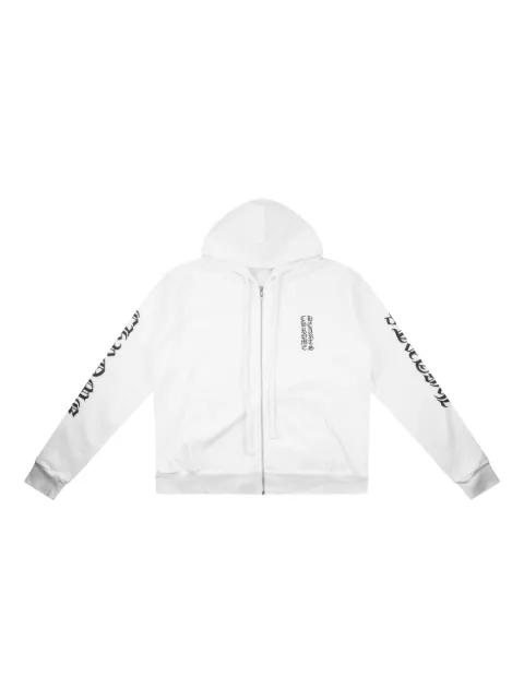 vertical-logo zip-up hoodie by CHROME HEARTS
