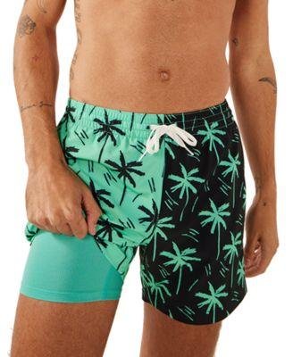 Men's The Throne Of Thighs Quick-Dry 5-1/2" Swim Trunks with Boxer-Brief Liner by CHUBBIES