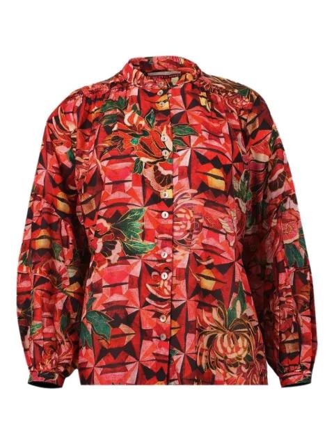 floral-print long-sleeve shirt by CHUFY