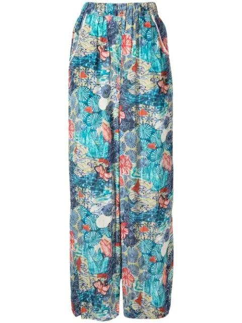 floral-printed trousers by CHUFY