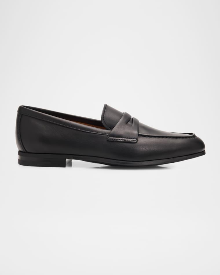 Men's Milton Calf Leather Penny Loafers by CHURCH'S