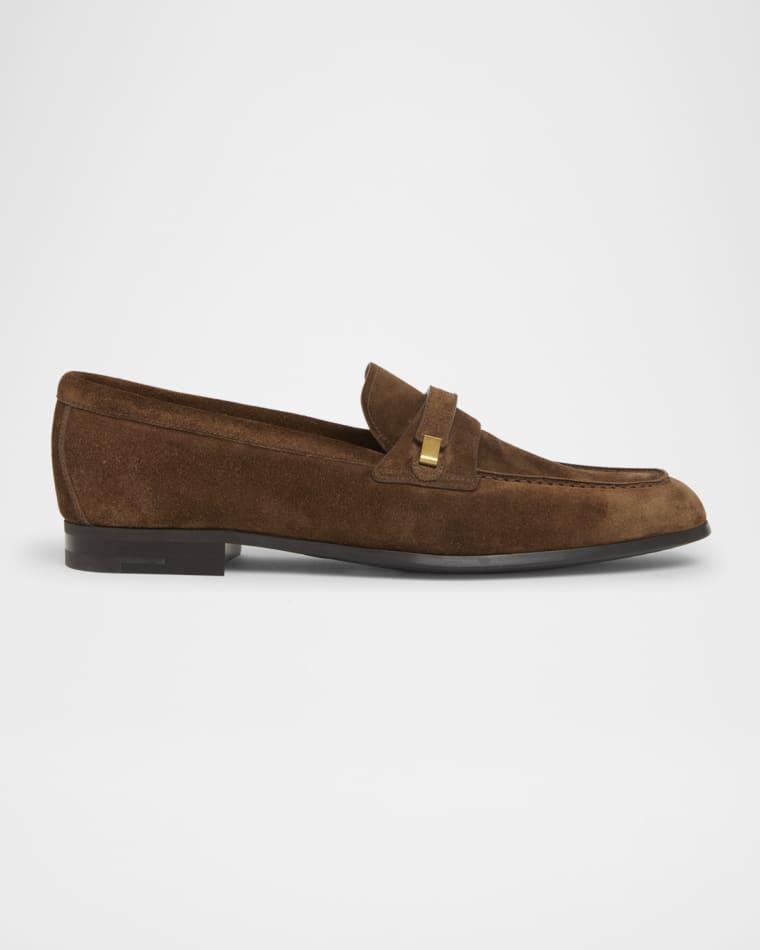 Men's Preston Rubber-Sole Suede Penny Loafers by CHURCH'S
