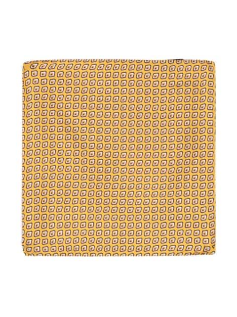 graphic-print silk pocket square by CHURCH'S