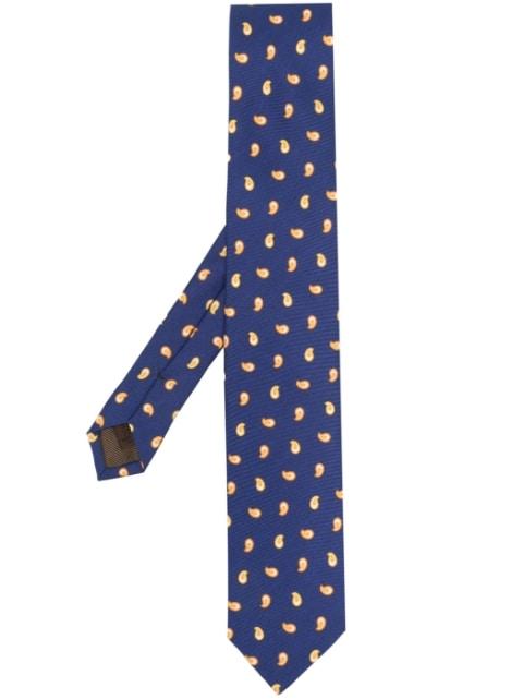 graphic-print silk tie by CHURCH'S
