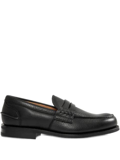leather penny loafers by CHURCH'S