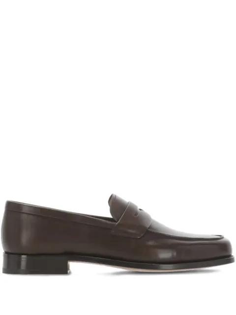 leather penny loafers by CHURCH'S