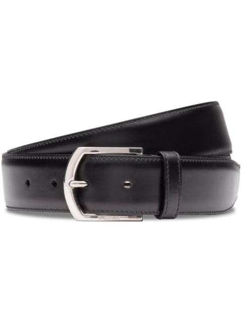 polished buckle-fastening leather belt by CHURCH'S