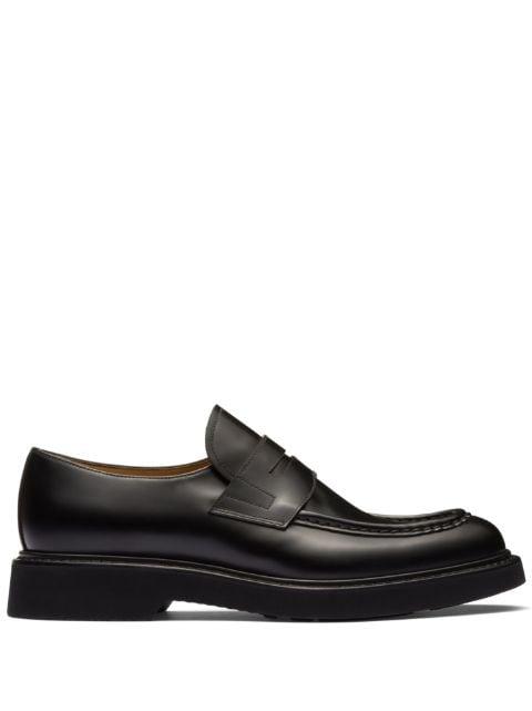 seam-detail leather loafers by CHURCH'S