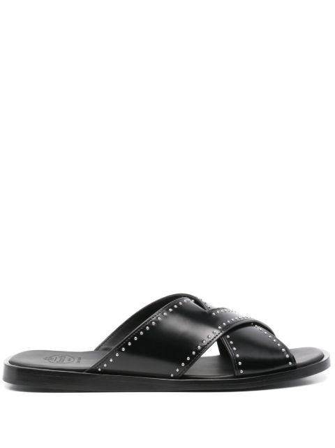 stud-embellished slides by CHURCH'S