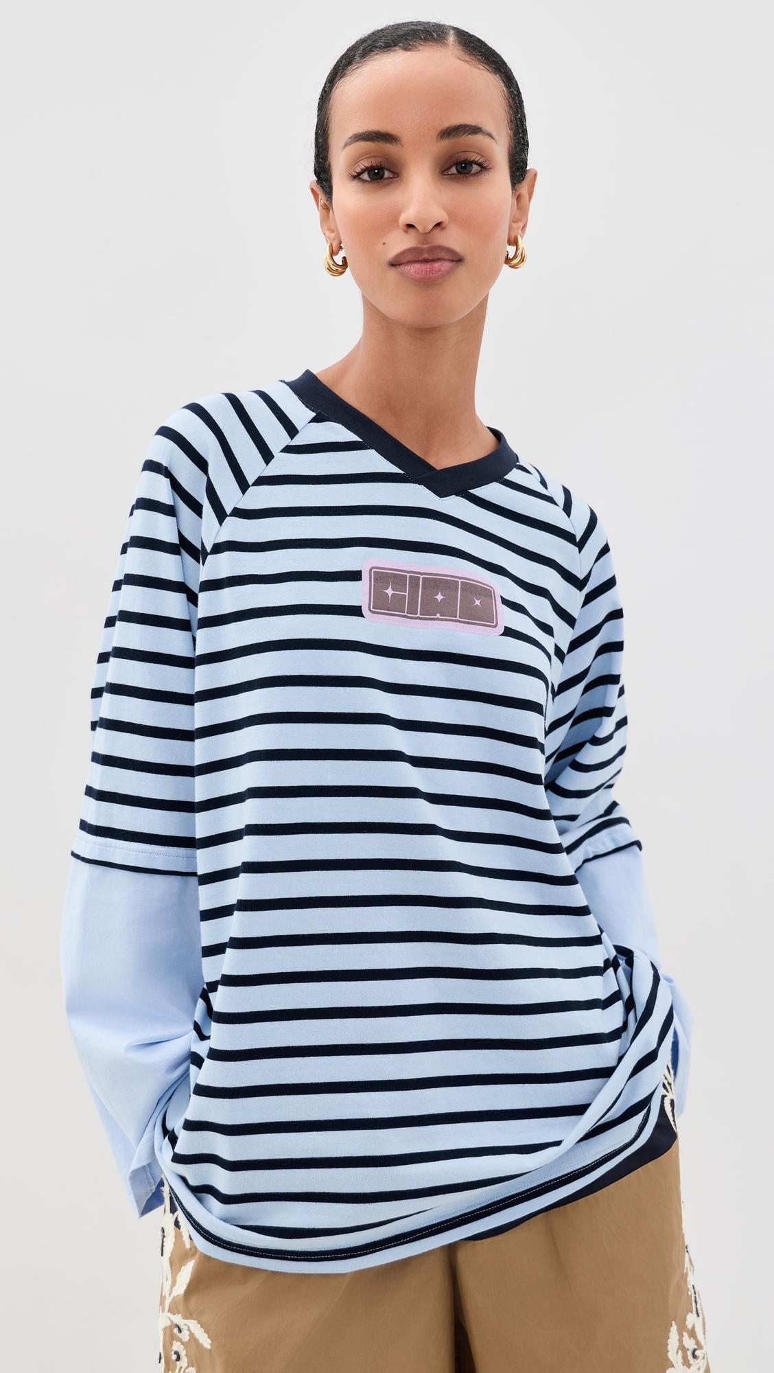 Double Trouble Long Sleeve Tee by CIAO CIAO VACATION