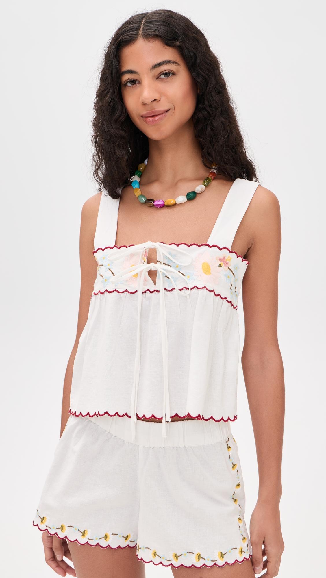 Ander Embroidered Top by CIAO LUCIA