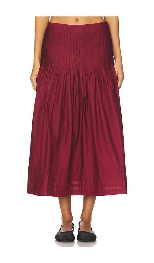 Ciao Lucia Rosa Skirt in Burgundy by CIAO LUCIA