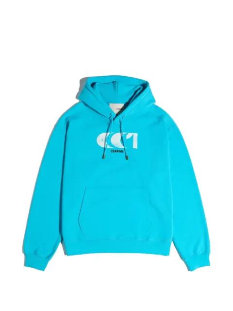 CC1 logo-embroidered hoodie by CIARAN