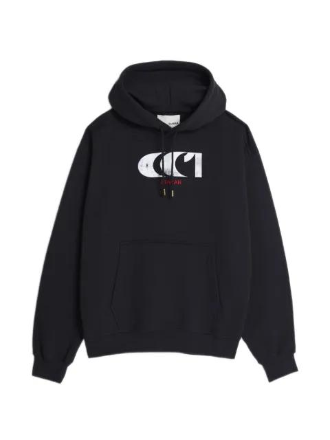 CC1 logo-print hoodie by CIARAN
