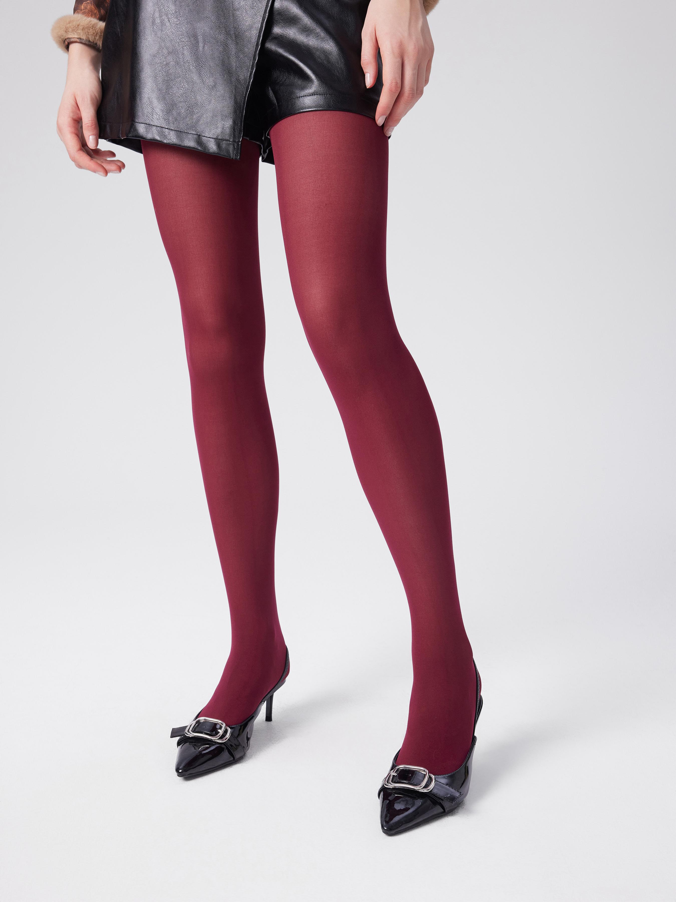 100D SOLID VELVET TIGHTS by CIDER