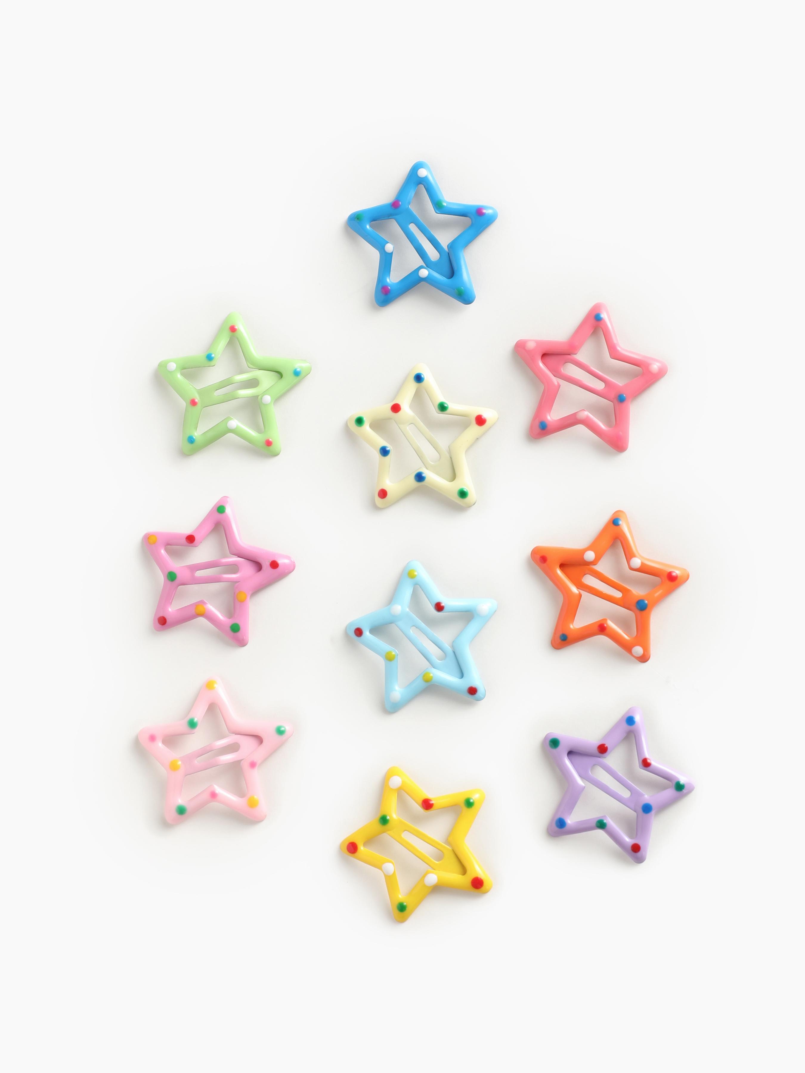 10PCS STAR HAIR CLIPS by CIDER