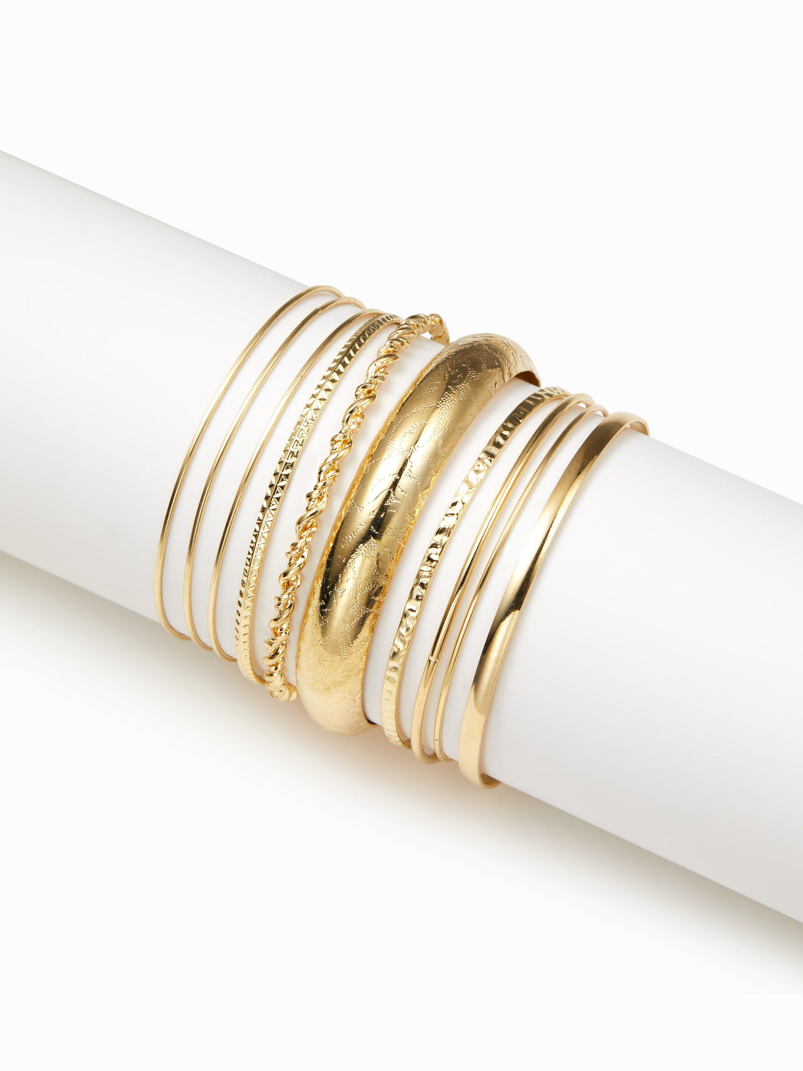 10PCS TWISTED & TEXTURED BRACELET SET by CIDER