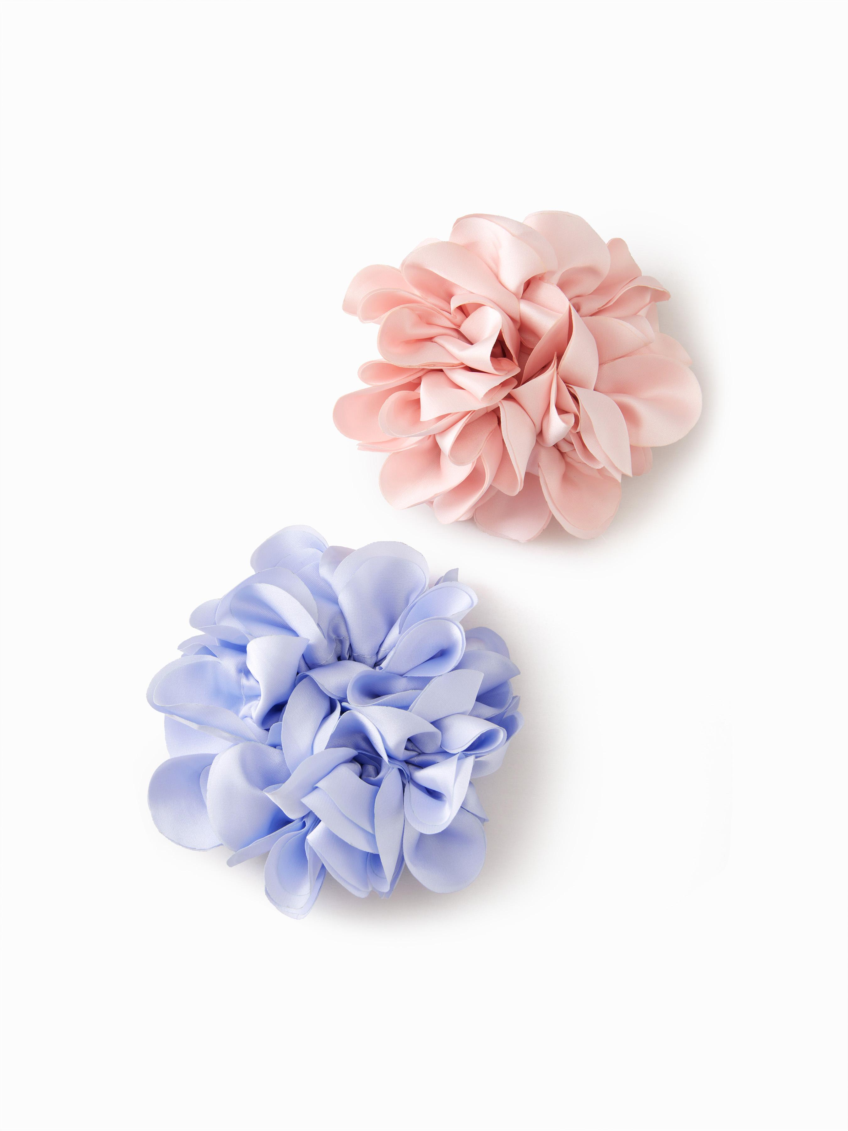 2PCS FLOWER SCRUNCHIE SET by CIDER