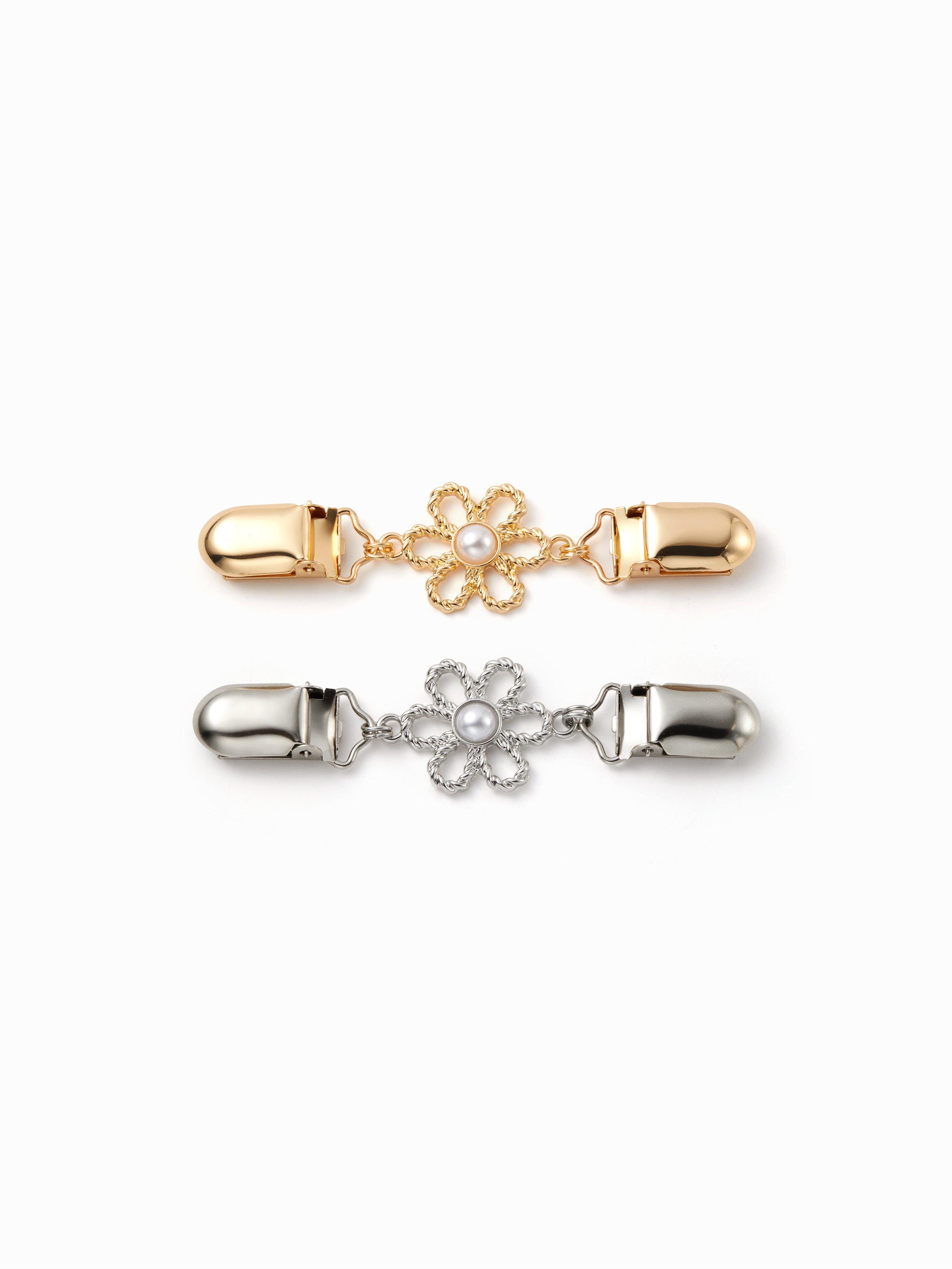 2PCS FLOWER SWEATER CLIP by CIDER