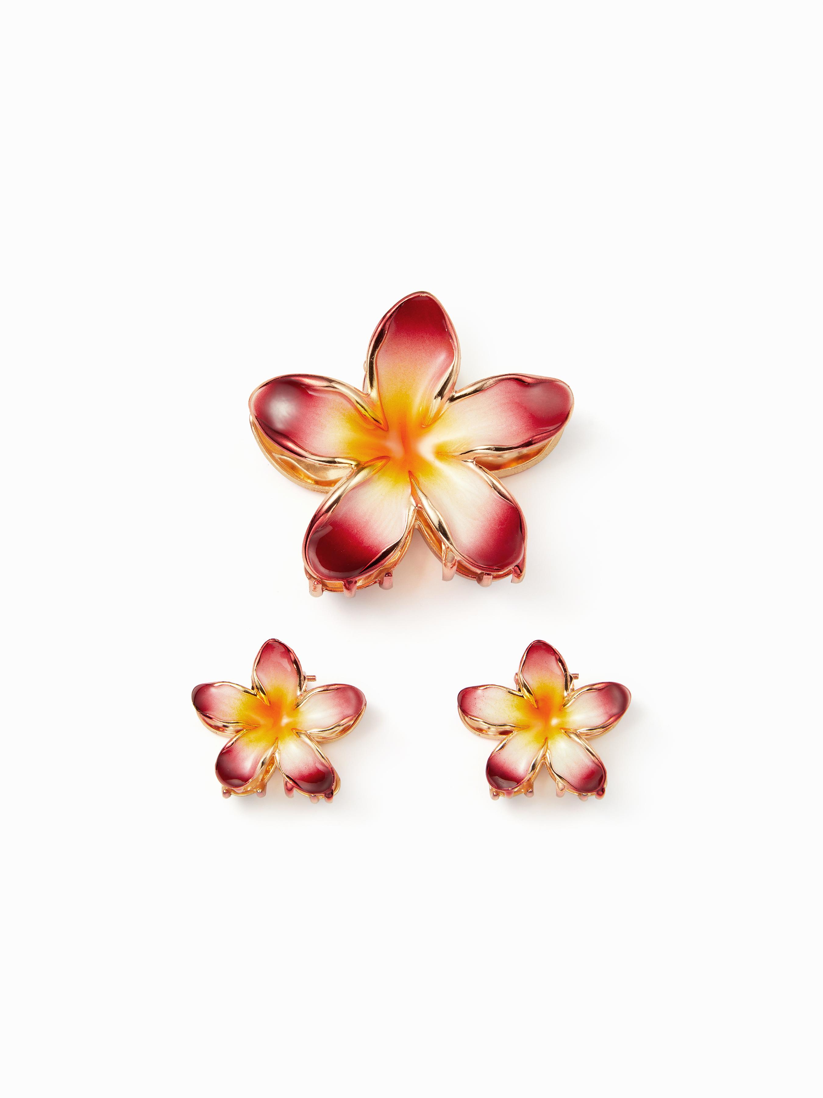 3 PCS FLOWER HAIR CLAW SET by CIDER