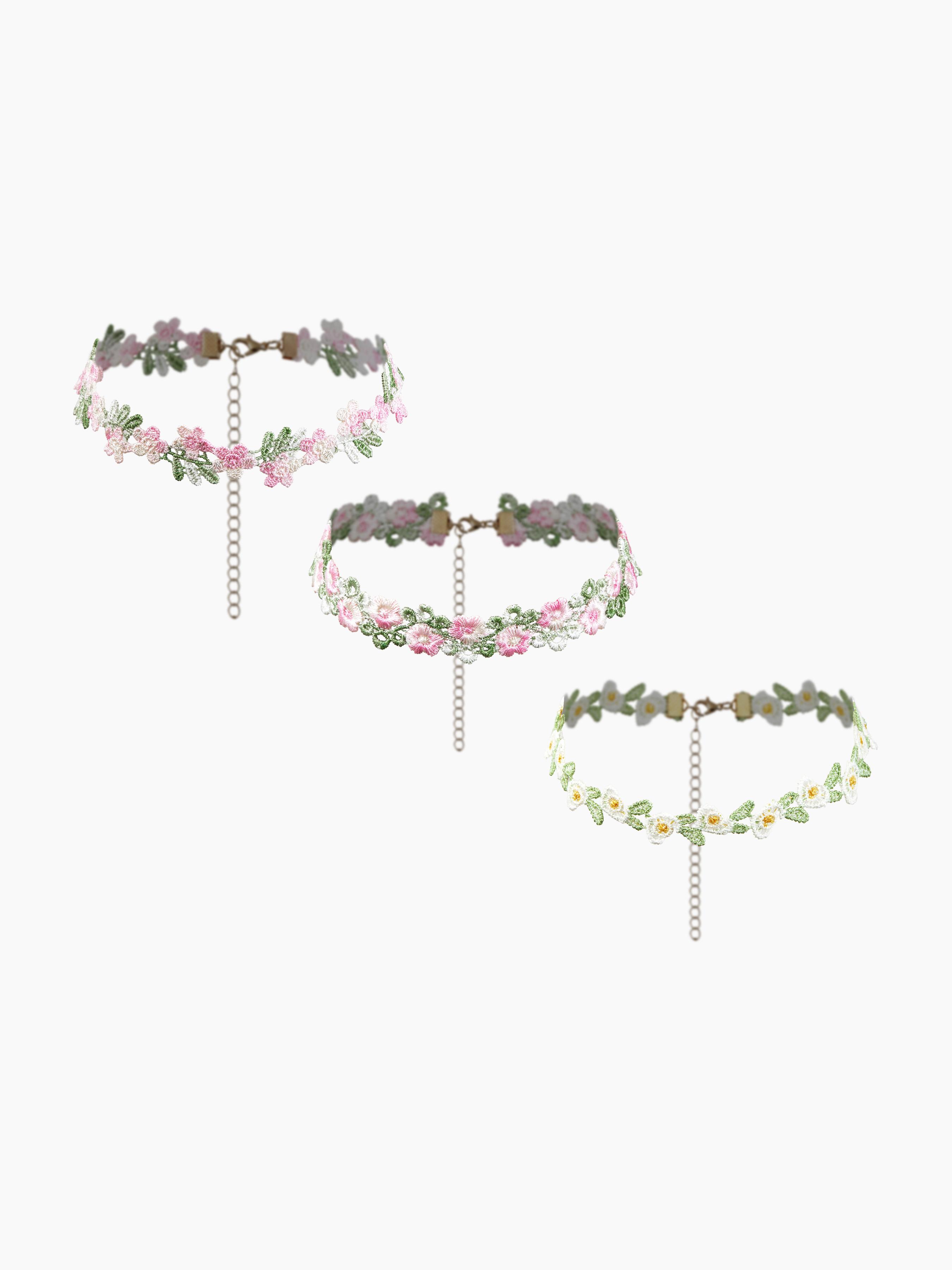 3PCS LACE CHOKER by CIDER