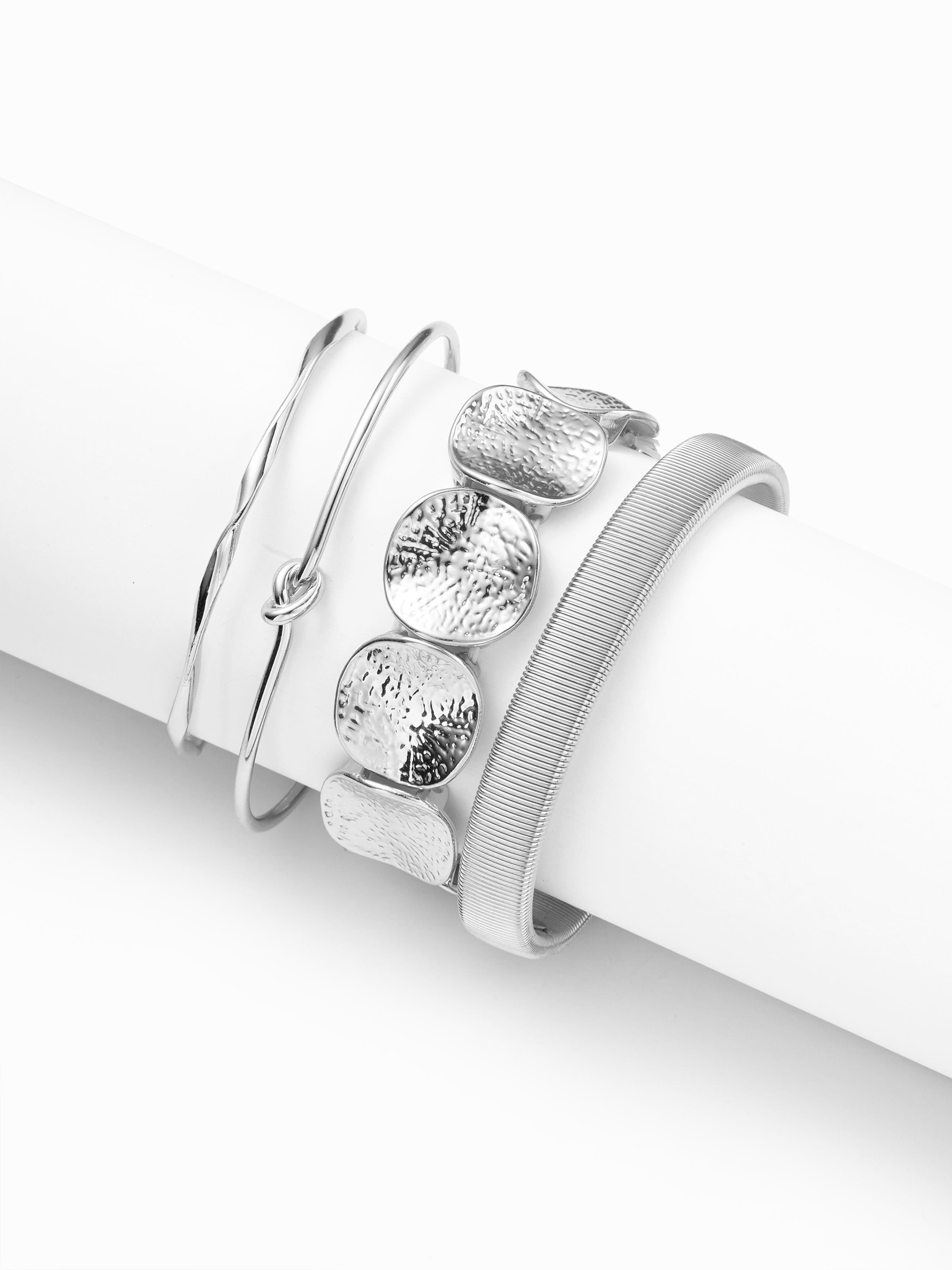 4 PCS GEOMETRIC BRACELETS SET by CIDER