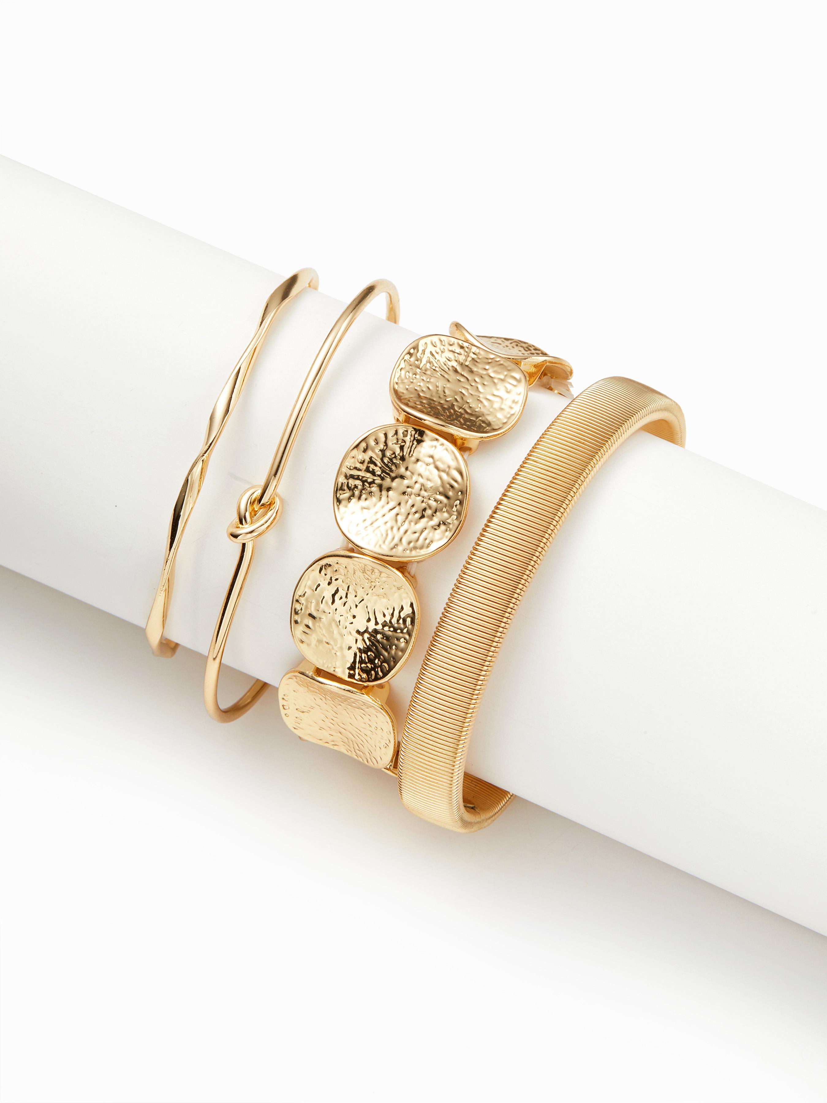 4 PCS GEOMETRIC BRACELETS SET by CIDER