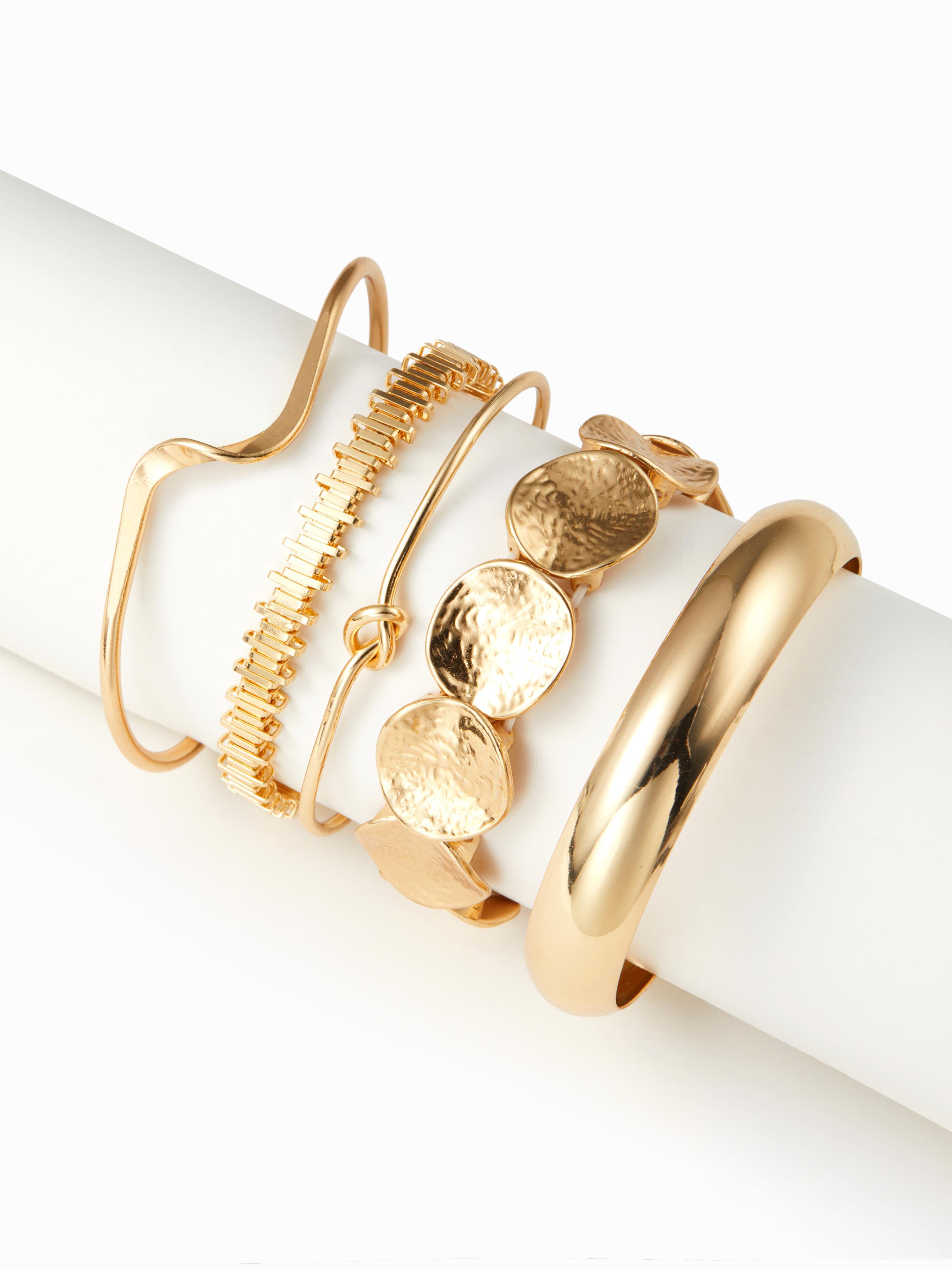 5 PCS GEOMETRIC BRACELETS SET by CIDER