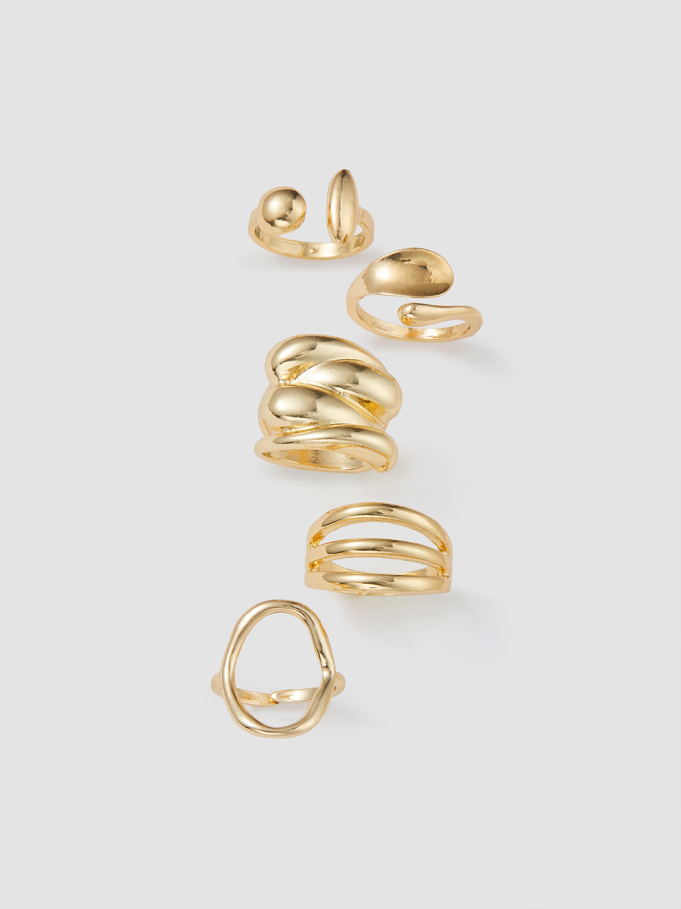 5PCS FLOW WRAP RING SET by CIDER