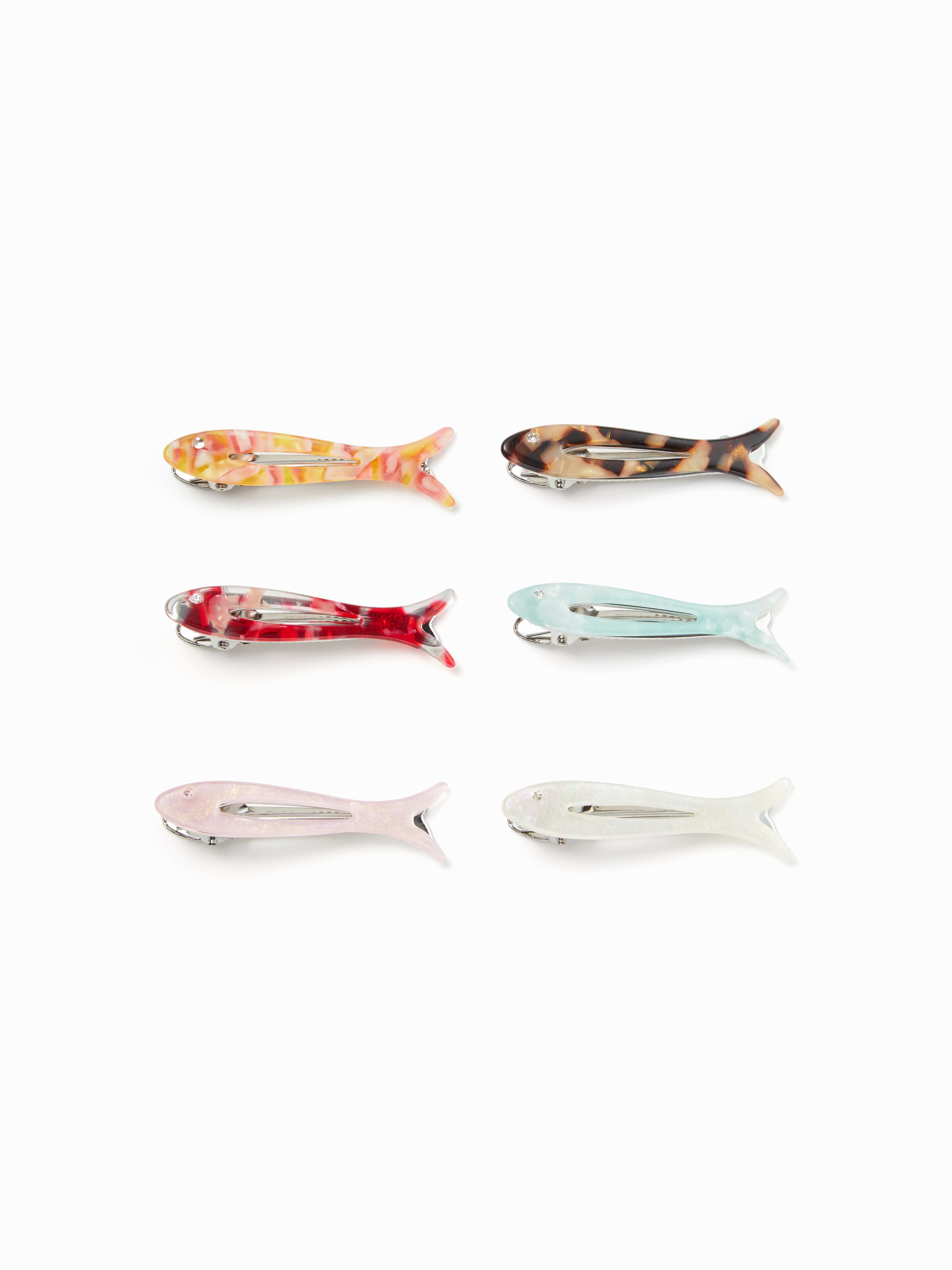 6 PCS FISH HAIR CLIP SET by CIDER