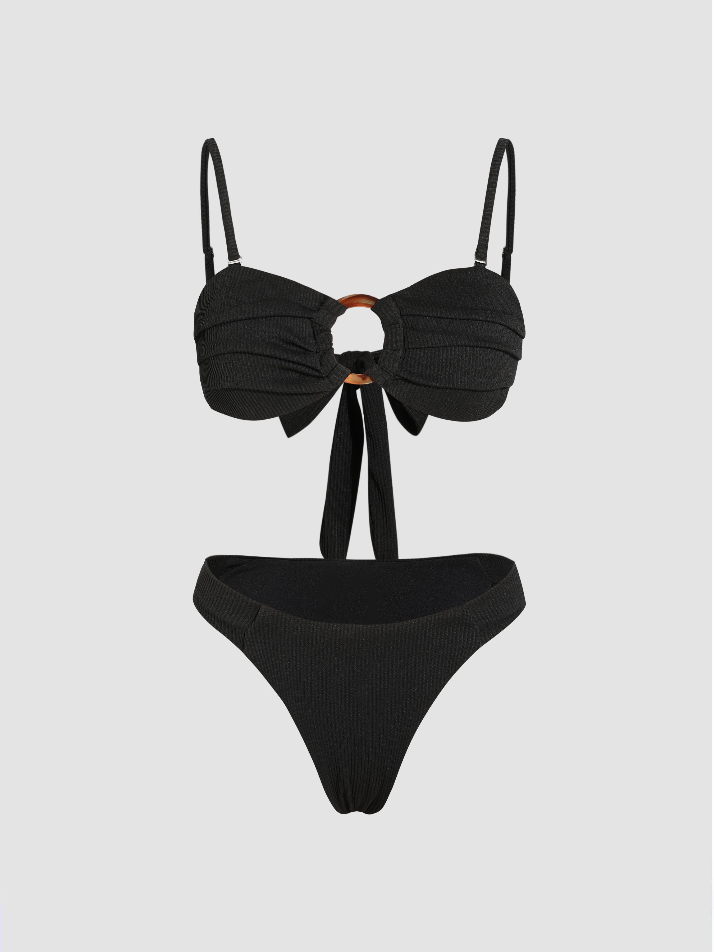 Adjustable Straps Bowknot Bikini Set by CIDER