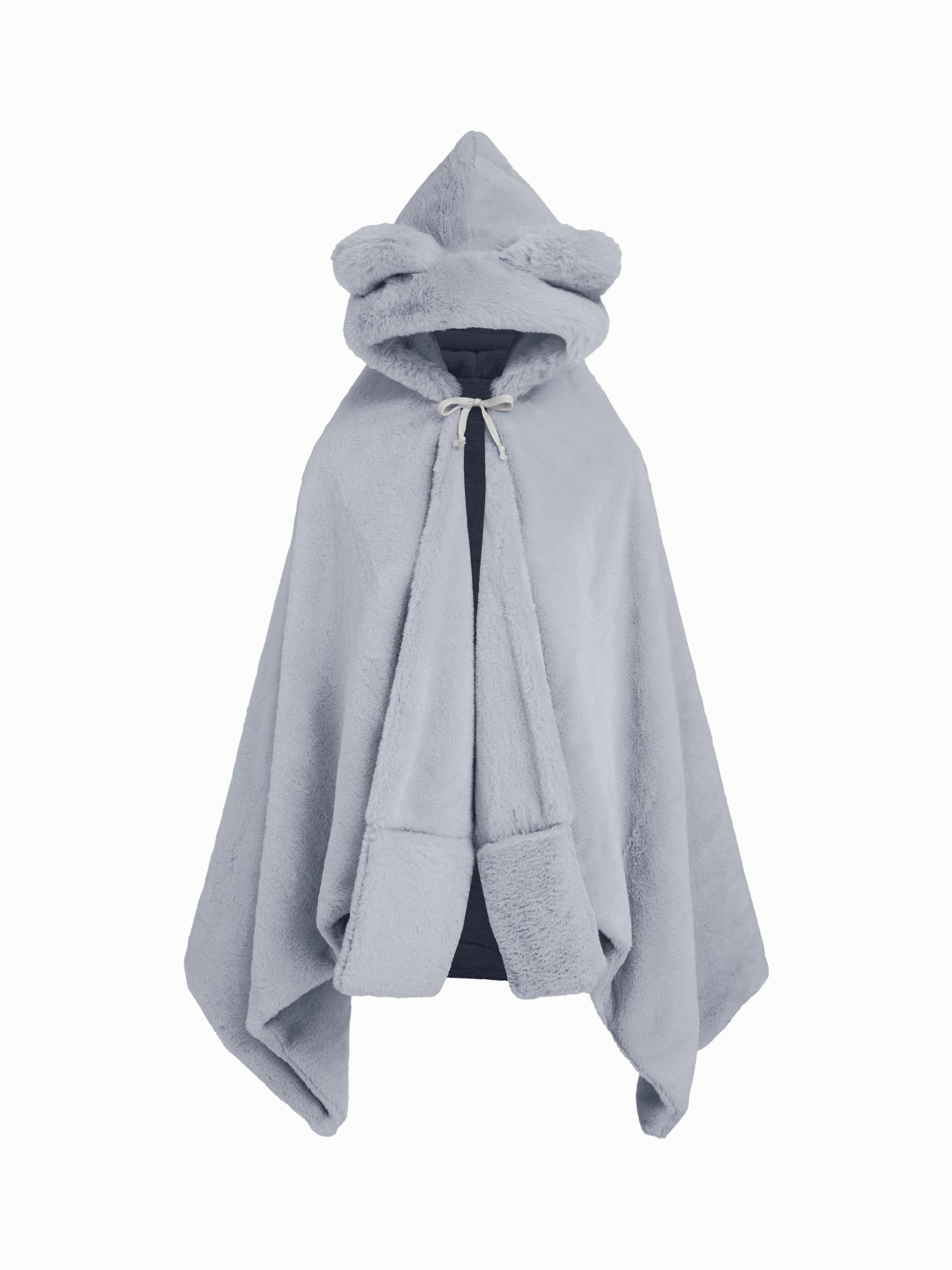 BEAR EAR FUZZY BLANKET WITH HAT & GLOVES by CIDER