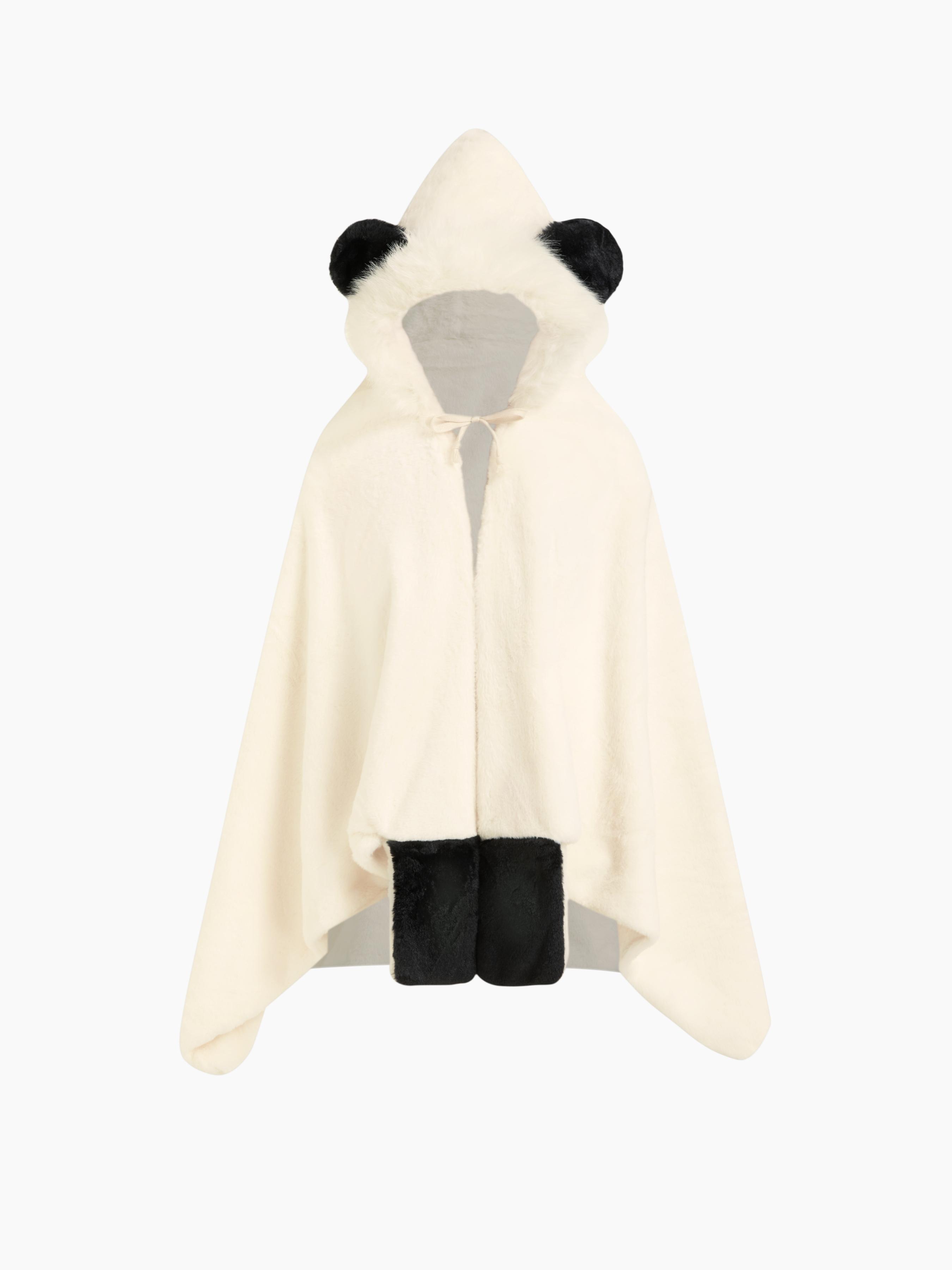 BEAR EAR FUZZY BLANKET WITH HAT & GLOVES by CIDER