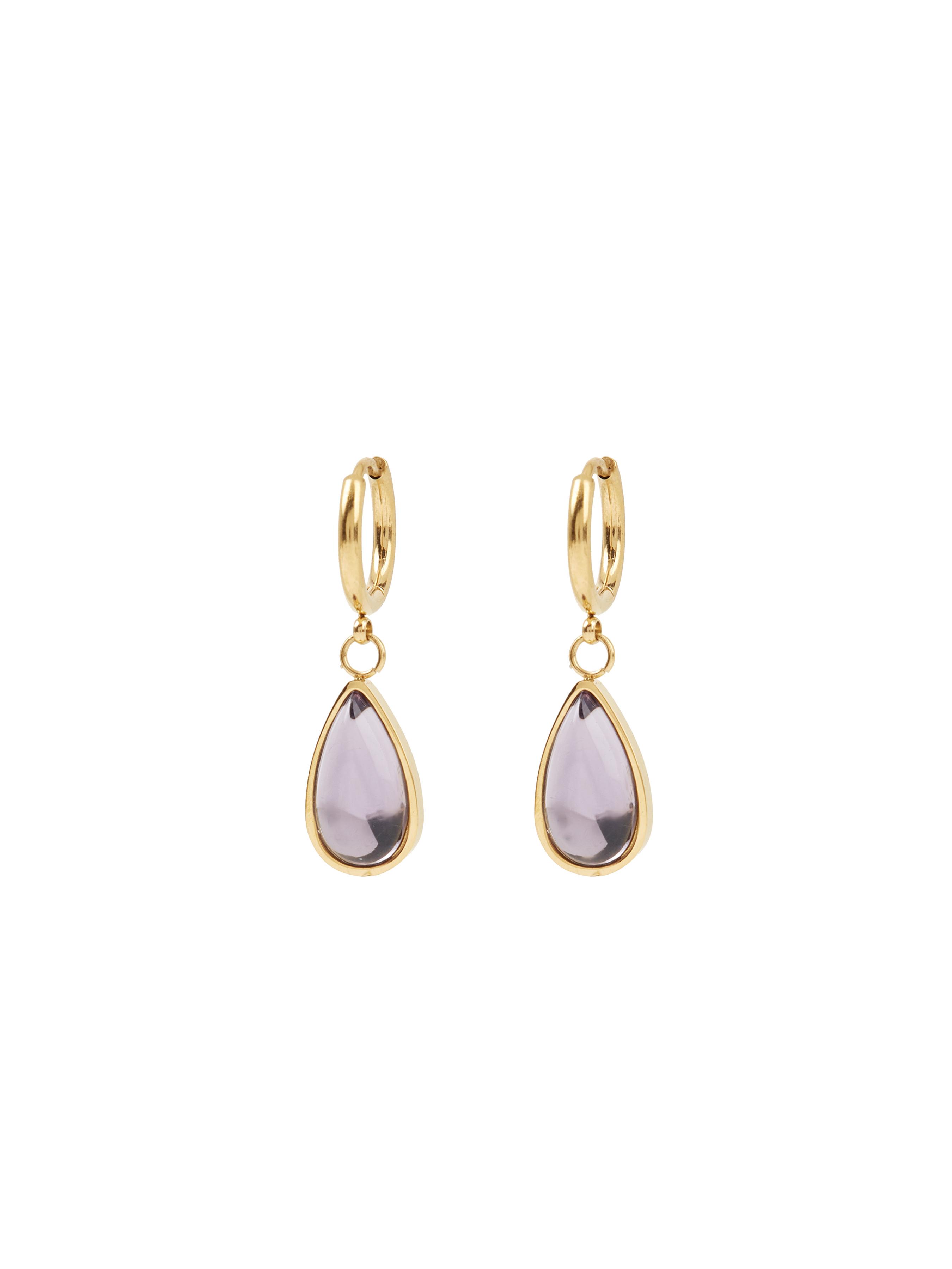 BIRTHSTONE WATER DROP EARRINGS by CIDER