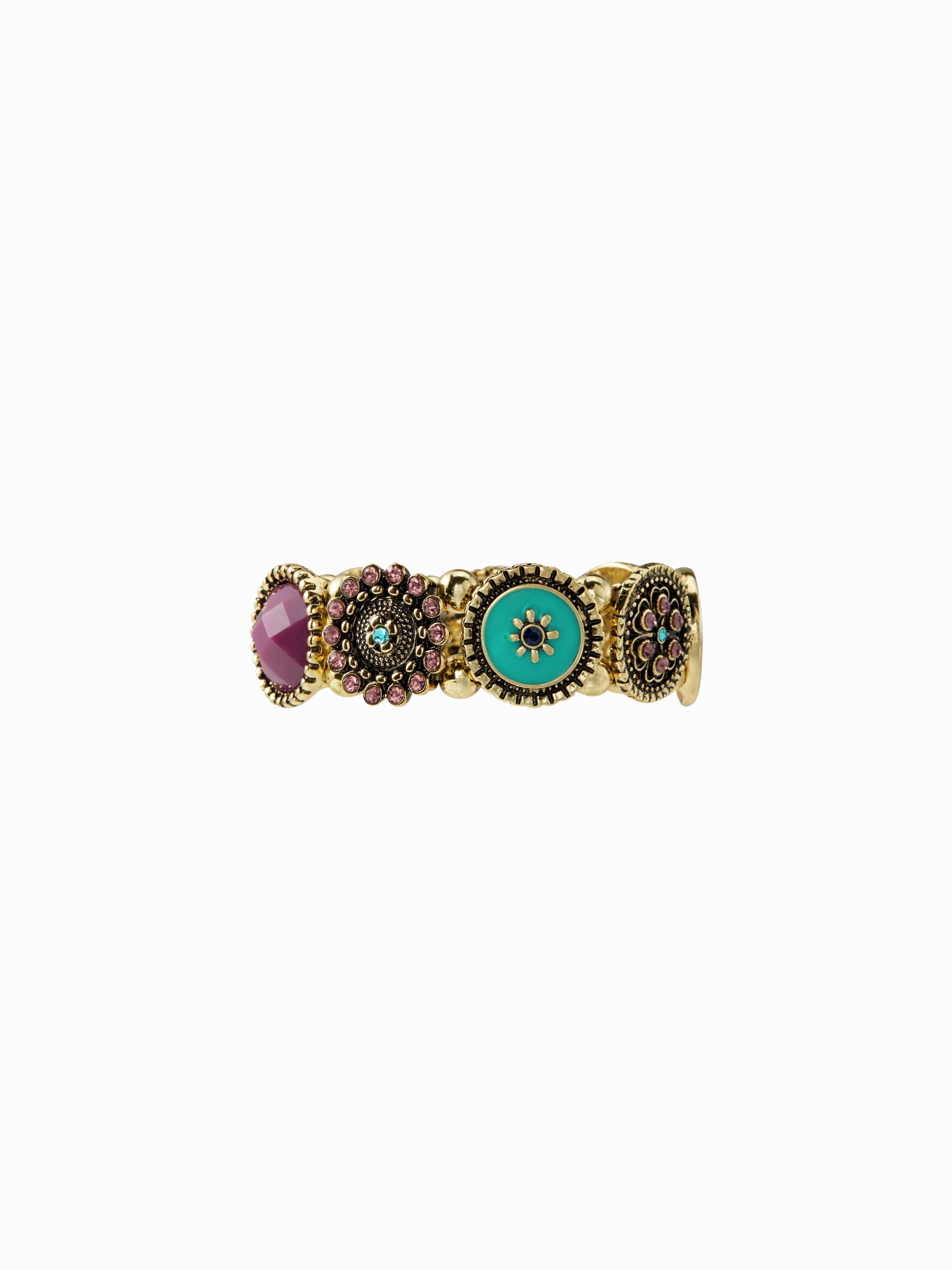 BOHO RHINESTONE DECOR BRACELET by CIDER