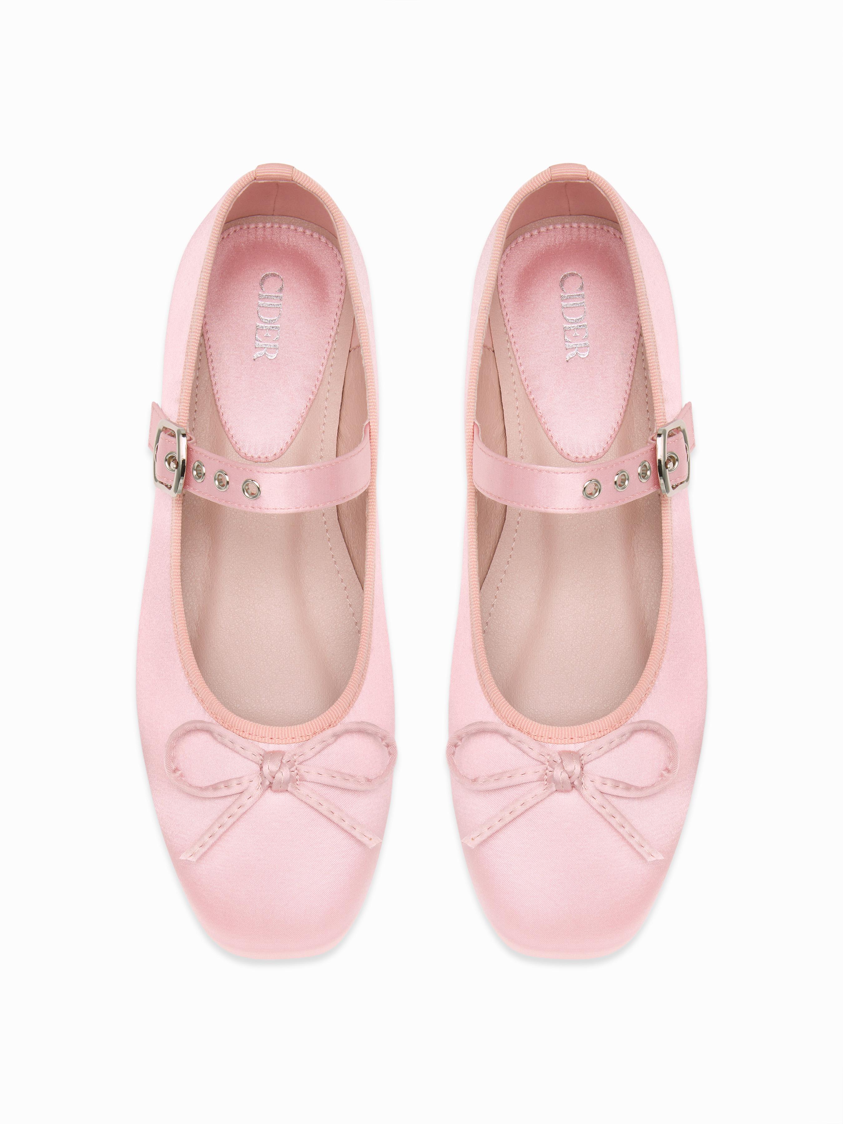 BOWKNOT DECOR  MARY JANE FLATS by CIDER