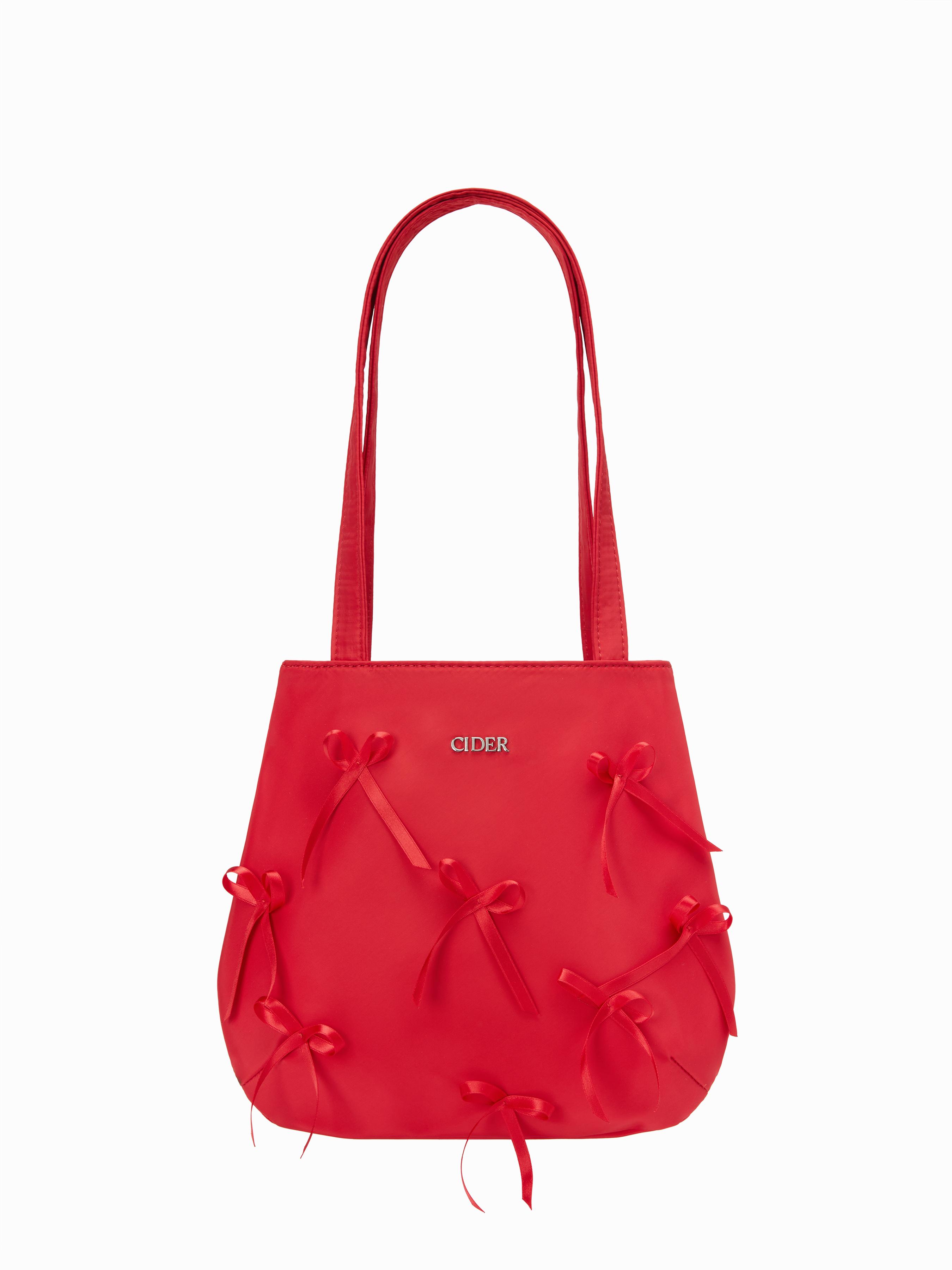 BOWKNOT DECOR SHOULDER BAG by CIDER